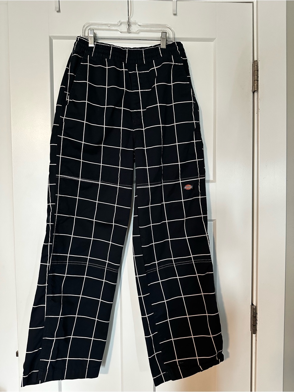 Dickies Navy Pants with White Grid